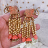 Elephant Painted Earrings - SOKORA JEWELSElephant Painted Earrings