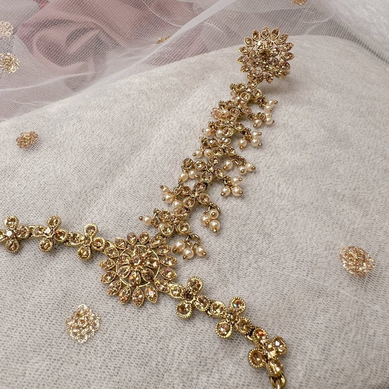 Elisa Hand Harness - Golden - SOKORA JEWELSElisa Hand Harness - Golden