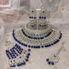 Emma Bridal Double necklace set - Navy - SOKORA JEWELSEmma Bridal Double necklace set - Navy