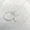 Emma Nose ring - Silver/Pink - SOKORA JEWELSEmma Nose ring - Silver/Pink