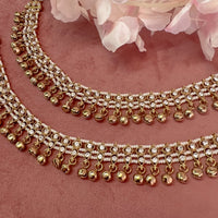 Extra Long Length Bell Anklets - Clear - SOKORA JEWELSExtra Long Length Bell Anklets - Clear