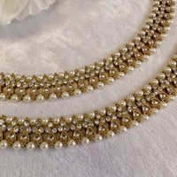 Extra Long Length Clear Anklets - SOKORA JEWELSExtra Long Length Clear Anklets