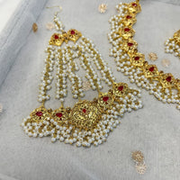 Faiza Bridal necklace set - SOKORA JEWELSFaiza Bridal necklace set