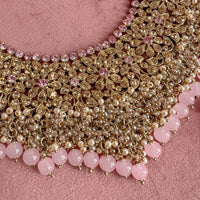 Fakiha Necklace set - Pink - SOKORA JEWELSFakiha Necklace set - Pink