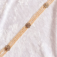 Floral Antique Gold Waist chain - SOKORA JEWELSFloral Antique Gold Waist chain