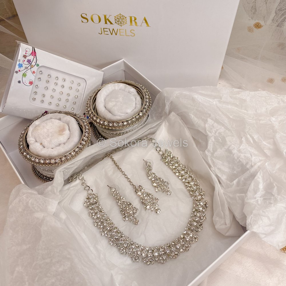 Freda Gift Box Set - Silver - SOKORA JEWELSFreda Gift Box Set - Silver
