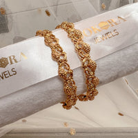 Gold Filigree Bangles - SOKORA JEWELSGold Filigree BanglesBANGLES