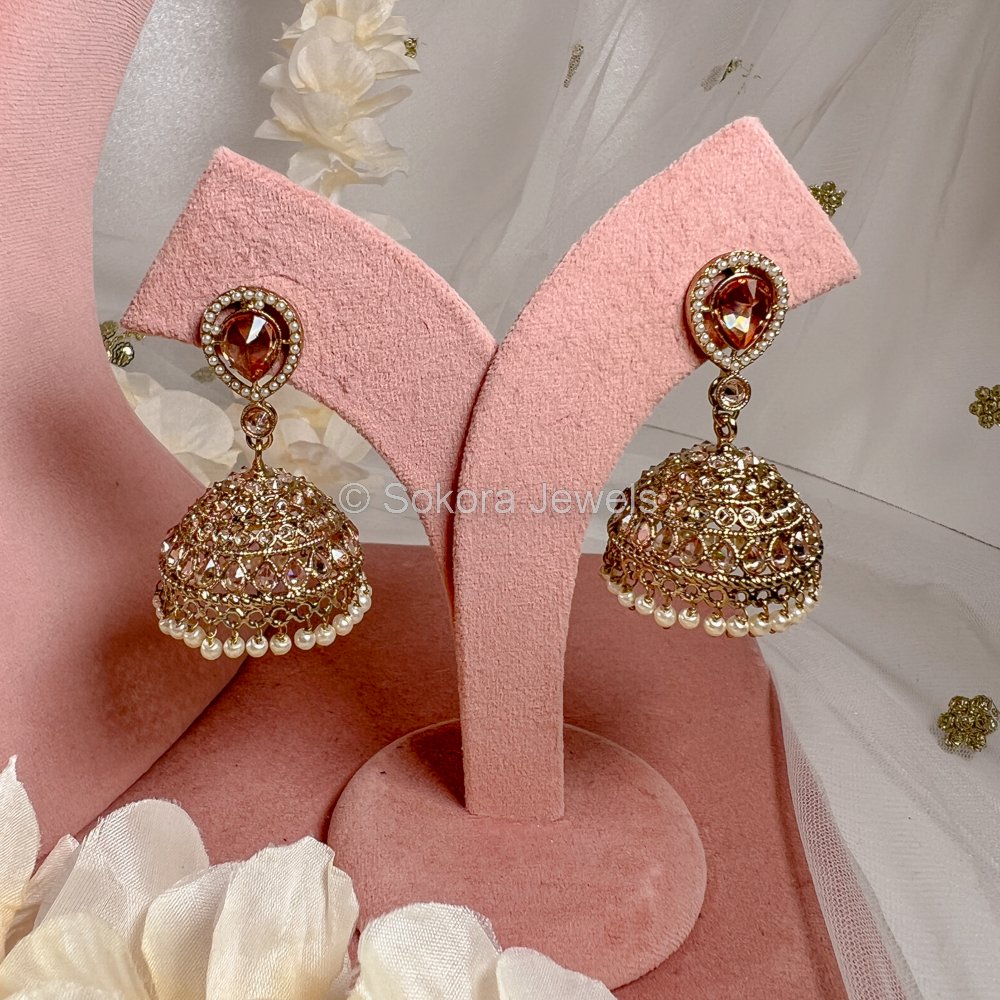 Small gold sales jhumkas online