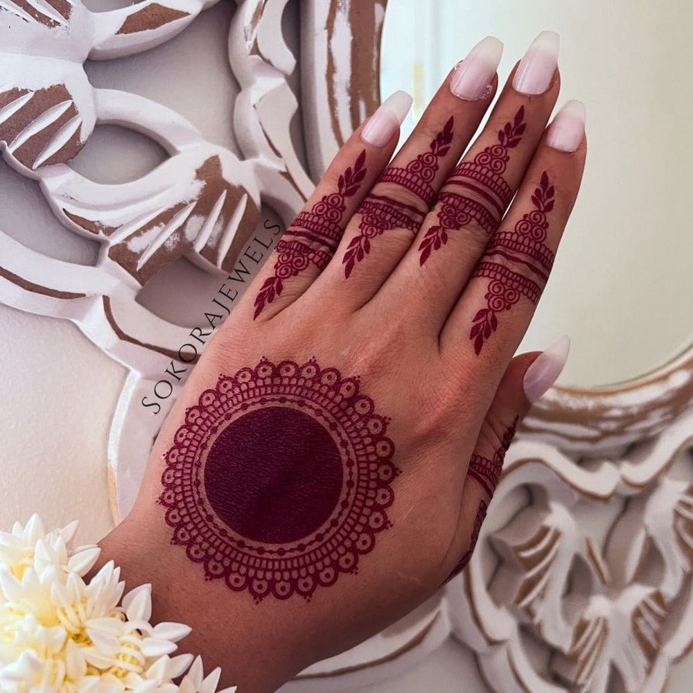 Temporary Henna Tattoos Hand Henna Tattoos tagged "henna" SOKORA