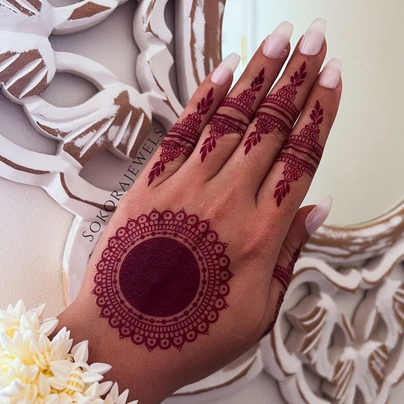 Temporary Henna Tattoos Hand Henna Tattoos tagged "henna" SOKORA