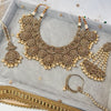 Hijab Bridal Set - Golden - SOKORA JEWELSHijab Bridal Set - Golden