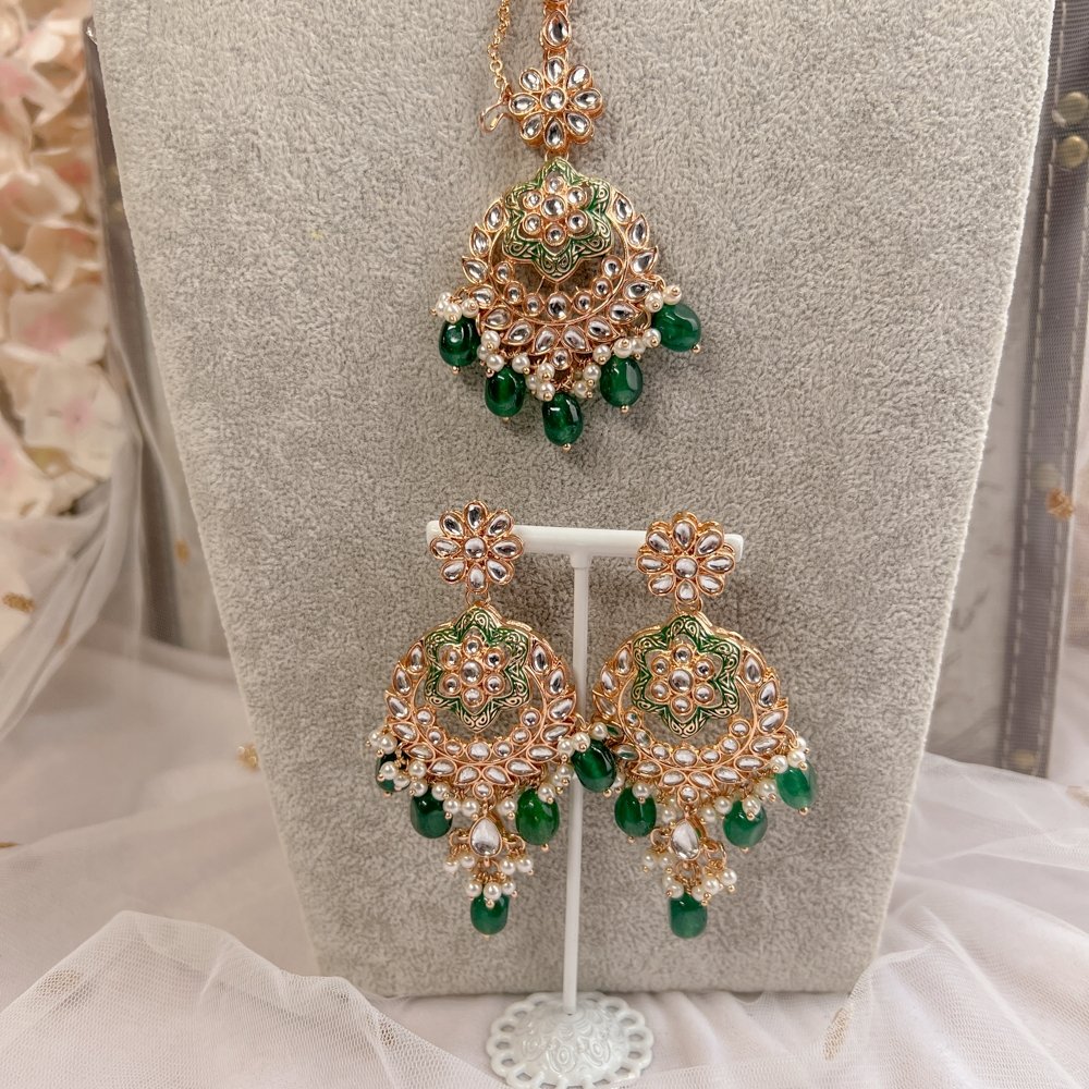 Tops Rajputi Gold Earrings at Rs 135000/pair in Jaipur | ID: 23003255288