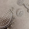 Hina Jhumka detail earrings - Silver - SOKORA JEWELSHina Jhumka detail earrings - SilverEARRINGS