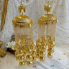 Huge Gold and Pearl Bridal Kaleereh - SOKORA JEWELSHuge Gold and Pearl Bridal Kaleereh