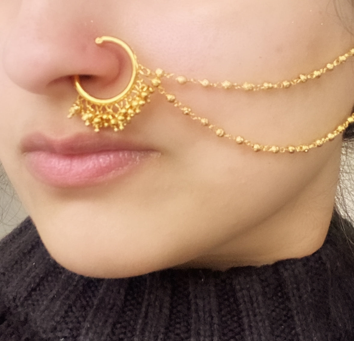 Mastani Nose Ring - Gold
