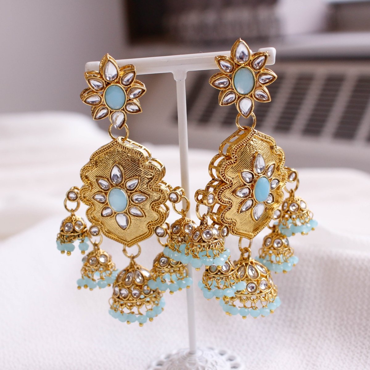 Multi Colour Traditional Jhumka Earrings | Designer Jhumki Bali Earrings  For Stylish Women & Girls