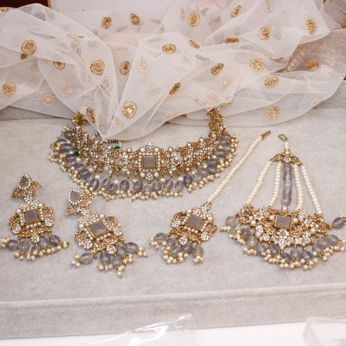 Choker Sets  Indian & Pakistani Choker Necklaces – SOKORA JEWELS