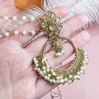 Jasmin Antique Bali with Pearl chains - SOKORA JEWELSJasmin Antique Bali with Pearl chainsEARRINGS