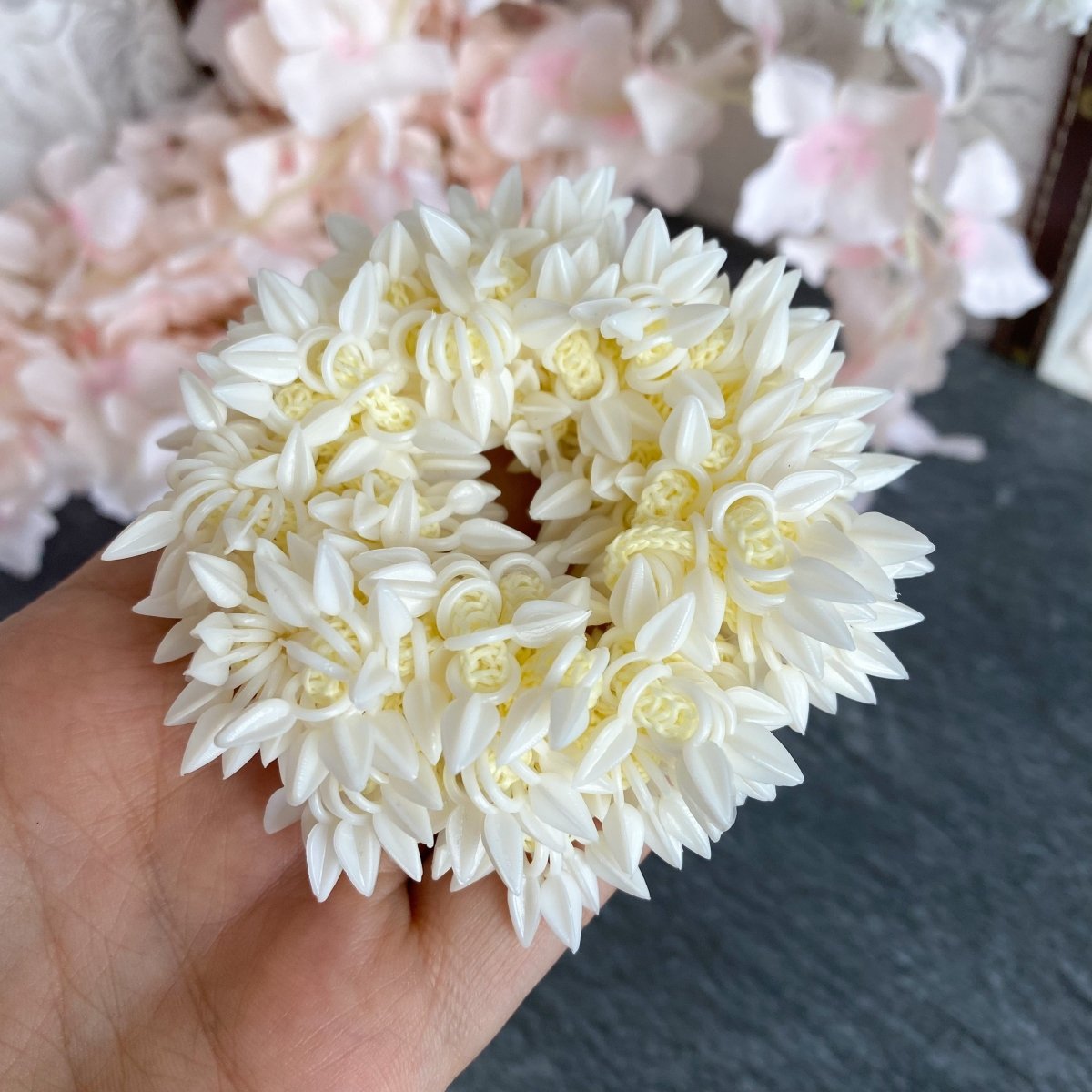 Flower hair online scrunchies