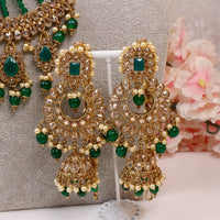 Johura Bridal set - Emerald Green - SOKORA JEWELSJohura Bridal set - Emerald Green