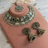 Juhi Mirrored Necklace set - Pearl - SOKORA JEWELSJuhi Mirrored Necklace set - PearlNECKLACE SETS