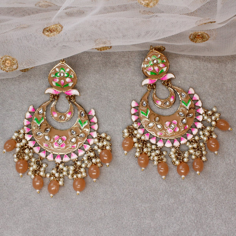 Kamlai Painted Earrings - SOKORA JEWELSKamlai Painted Earrings