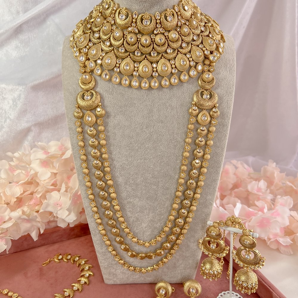 Amaira Kundan Bridal Set, Bridal Jewellery