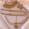 Kavi Kundan Full Bridal set - Green - SOKORA JEWELSKavi Kundan Full Bridal set - Green