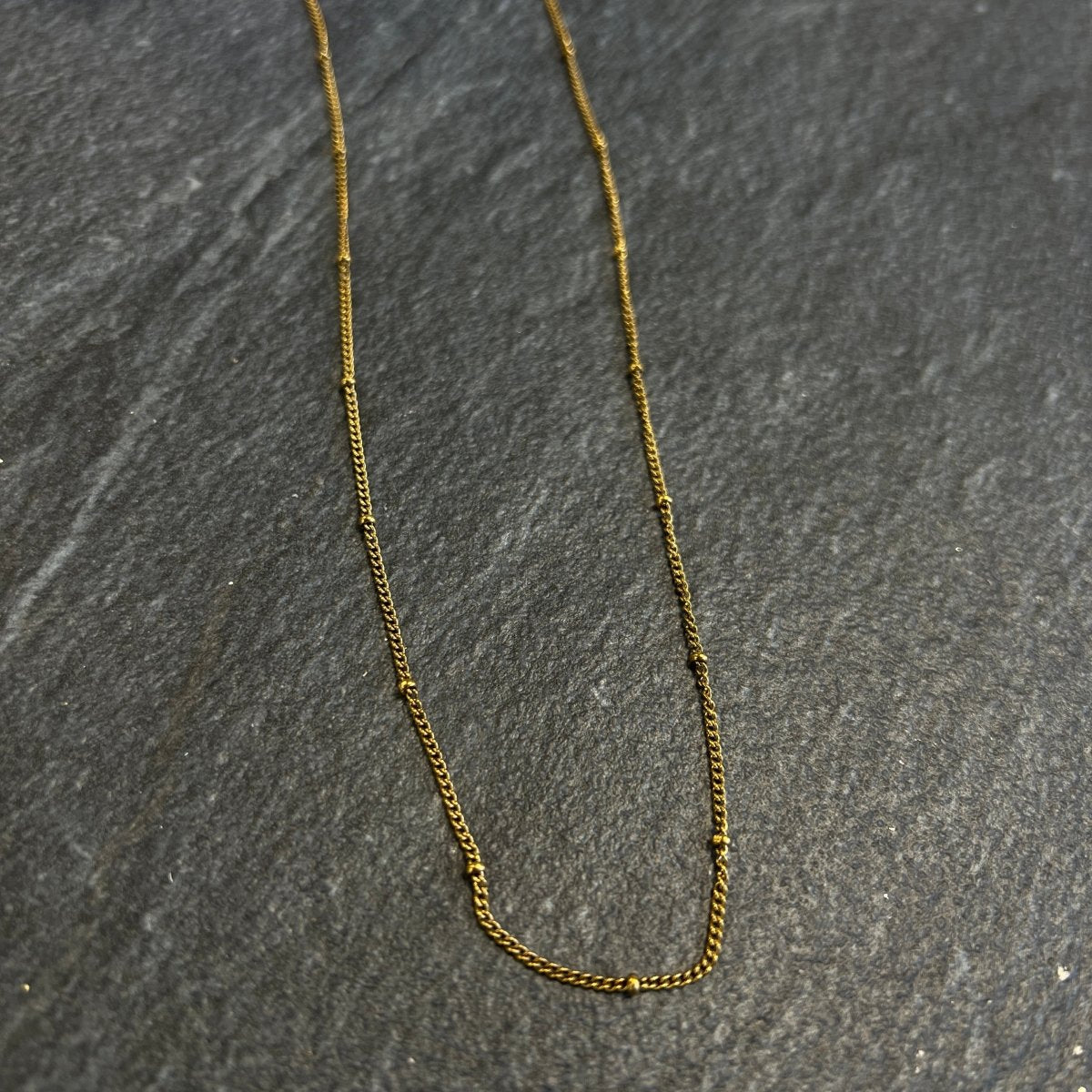 Kiyah Bead Chain Necklace - SOKORA JEWELSKiyah Bead Chain Necklace
