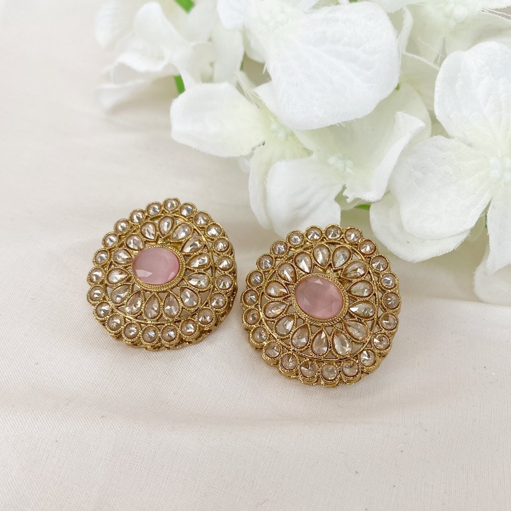 Large Earring Tops - Pink - SOKORA JEWELSLarge Earring Tops - Pinkstuds and tops