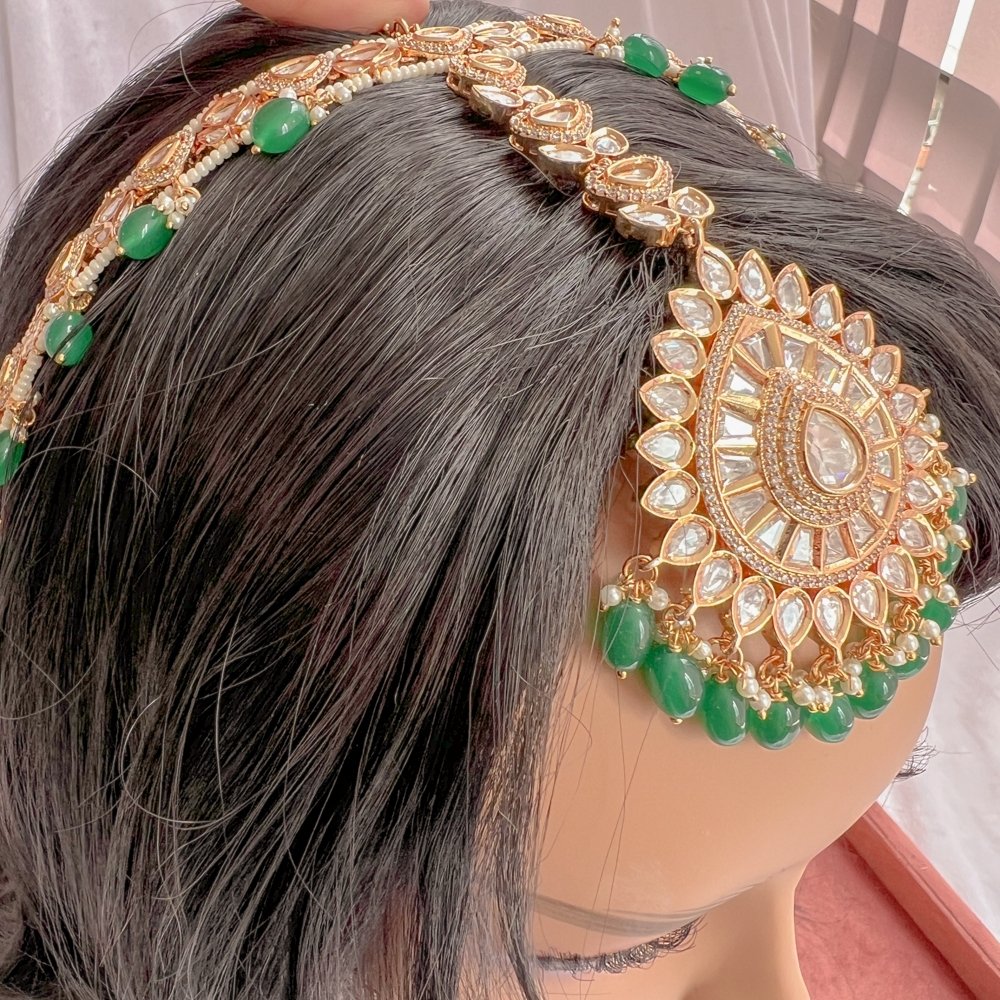 Kundan hairband ( outlet sheeshphool)