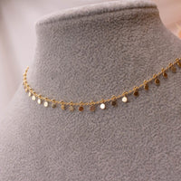 Liyana Gold plated Necklace - SOKORA JEWELSLiyana Gold plated NecklaceChoker Sets
