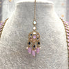 Long Mirrored Necklace set - Purple - SOKORA JEWELSLong Mirrored Necklace set - Purple