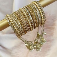 Luxury Golden Bangle stack - SOKORA JEWELSLuxury Golden Bangle stackBANGLES