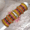 Maharani Bridal Bangle Set- Multicolour - SOKORA JEWELSMaharani Bridal Bangle Set- MulticolourBANGLES