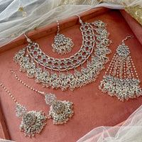 Mahira Bridal set - Pastels - SOKORA JEWELSMahira Bridal set - Pastelscustom