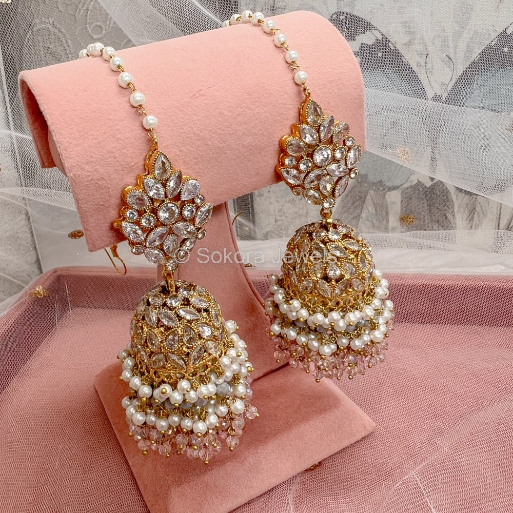 Jhumka Earrings Indian Pakistani Jhumka Earrings SOKORA JEWELS