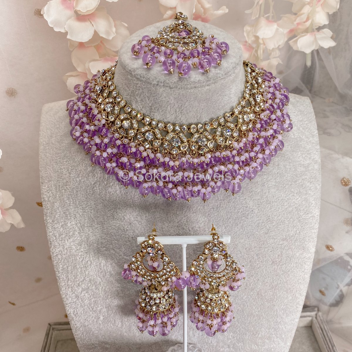 Light purple sale necklace