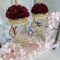 Maroon Rose Kaleereh - SOKORA JEWELSMaroon Rose Kaleereh