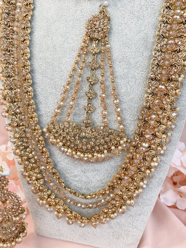 Pakistani bridal jewellery mala on sale set