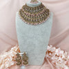 Meera Bridal Necklace set - Pink - SOKORA JEWELSMeera Bridal Necklace set - Pink
