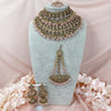 Meera Bridal Necklace set - Pink - SOKORA JEWELSMeera Bridal Necklace set - Pink
