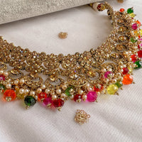 Meera Choker Set - Multicolour - SOKORA JEWELSMeera Choker Set - Multicolour