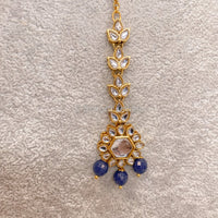 Minahil Long Necklace set - Navy - SOKORA JEWELSMinahil Long Necklace set - Navy