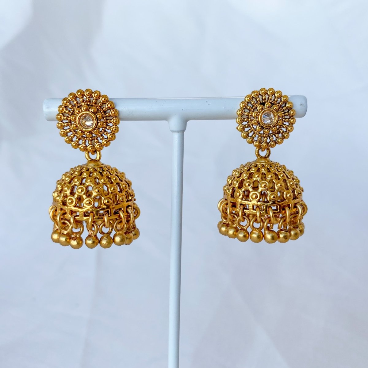 Buy online Gold Brass Jhumka Earring from fashion jewellery for Women by  Arch Fashion for ₹300 at 76% off | 2024 Limeroad.com