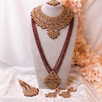 Mishal Bridal Jewellery Set - SOKORA JEWELSMishal Bridal Jewellery Set