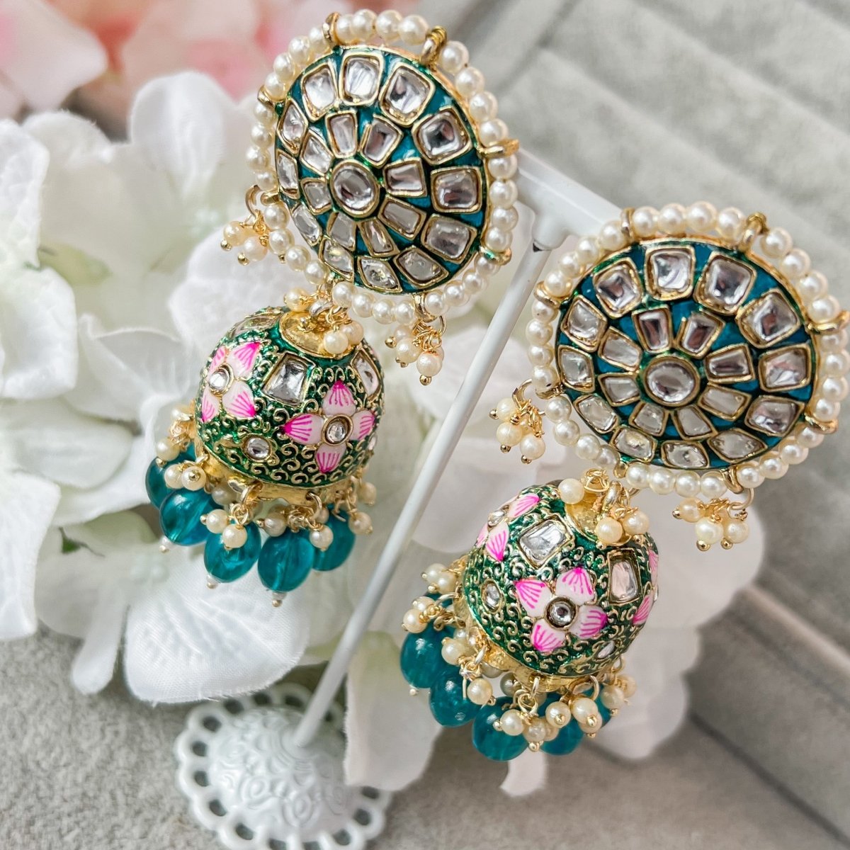 Mirrored Earrings - Buy Mirrored Earrings online in India