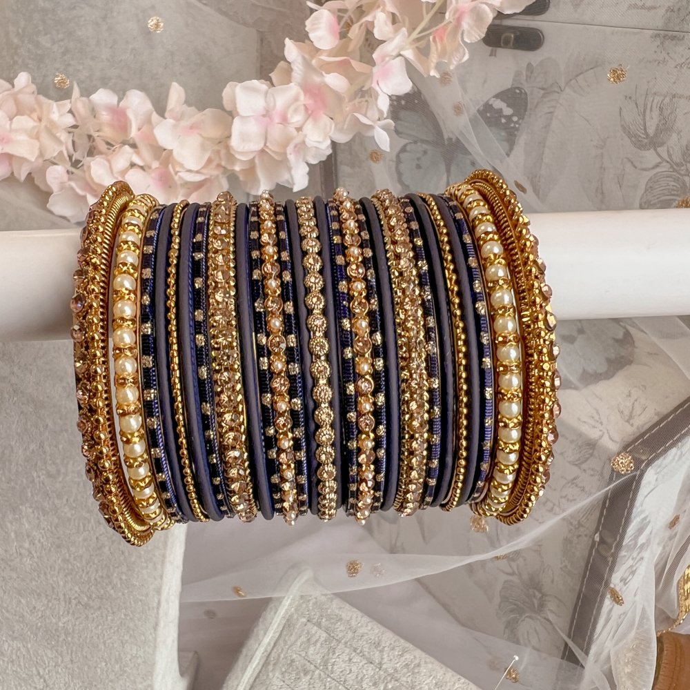 Navy 2025 blue bangles