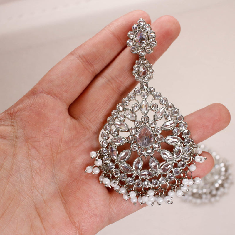 Nisha Silver Earrings - SOKORA JEWELSNisha Silver Earrings