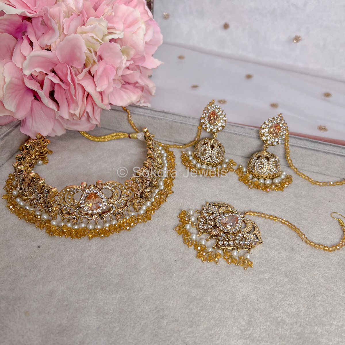 Pakistani on sale choker set